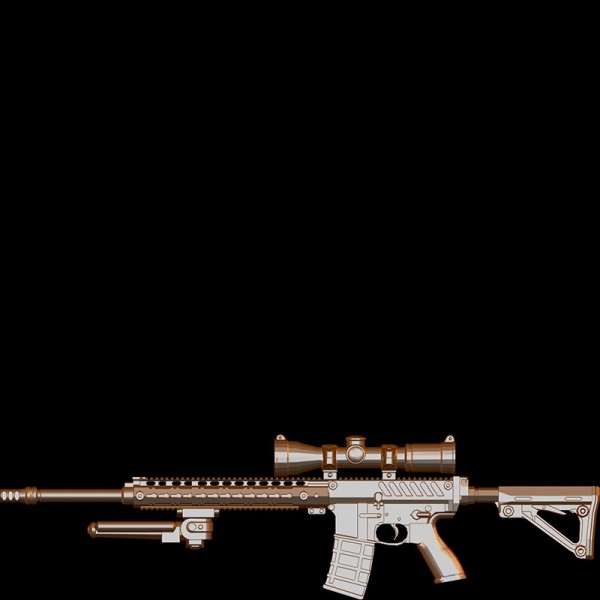 Military Rifle Left